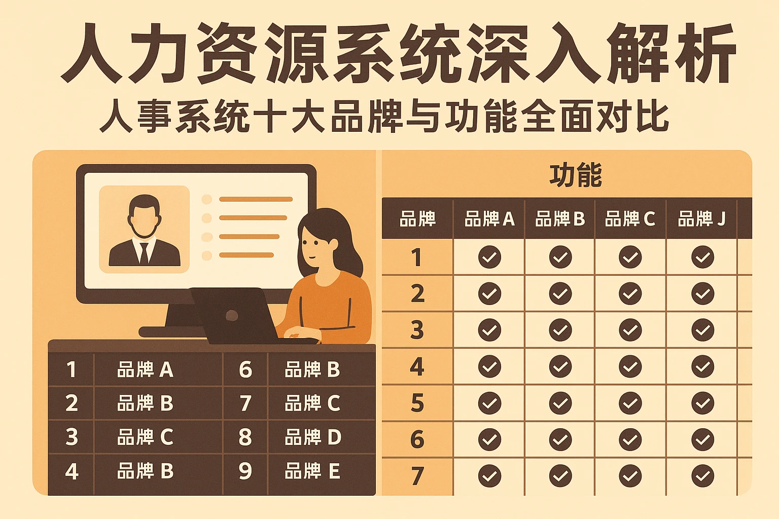 人力资源系统深入解析：人事系统十大品牌与功能全面对比