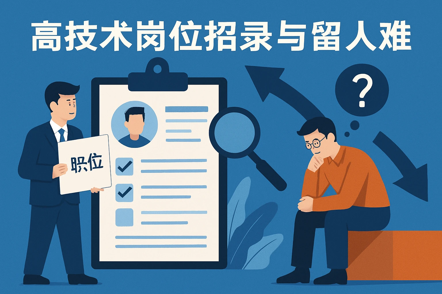 高技术岗位招录与留人难