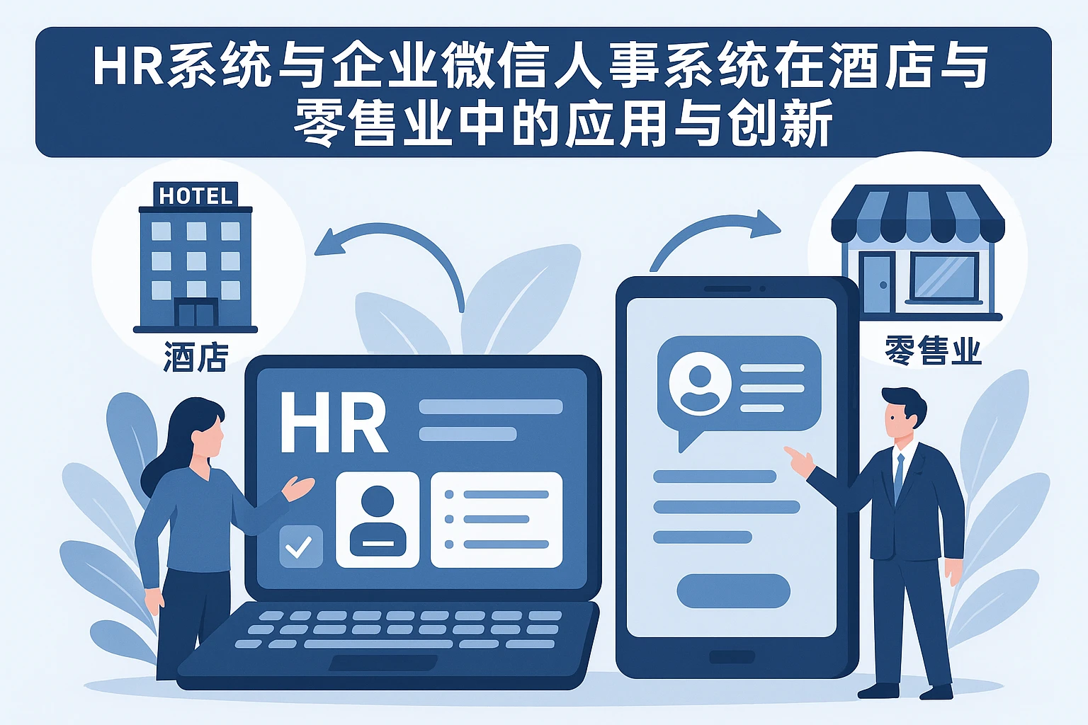 HR系统与企业微信人事系统在酒店与零售业中的应用与创新