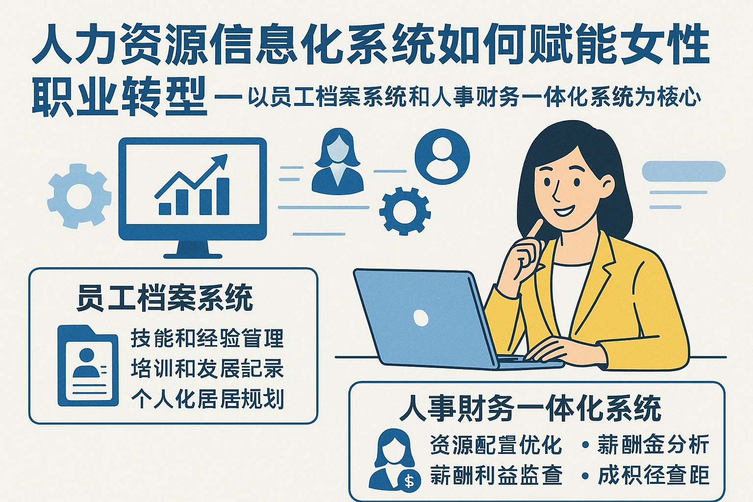 人力资源信息化系统如何赋能女性职业转型——以员工档案系统和人事财务一体化系统为核心