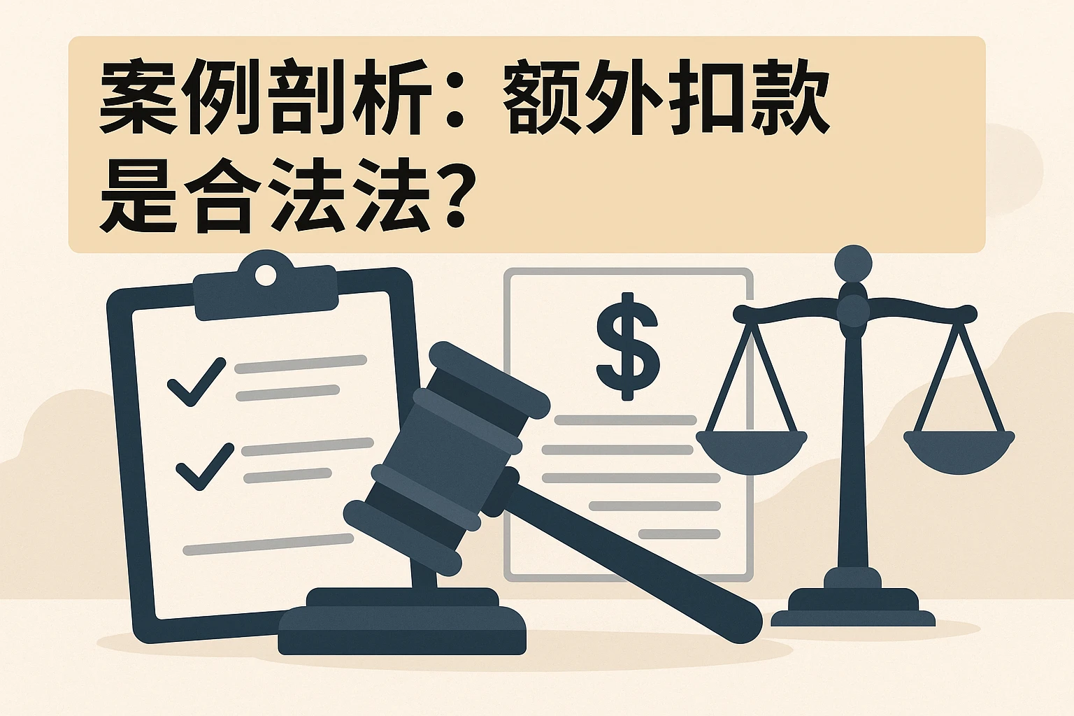 案例剖析：额外扣款是否合法？