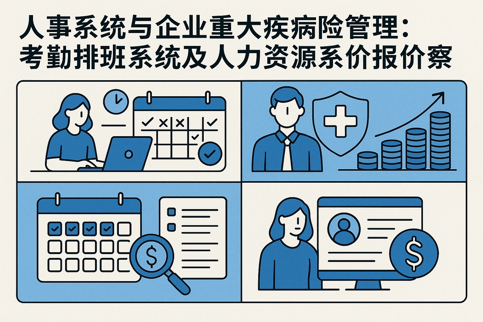 人事系统与企业重大疾病险管理：考勤排班系统及人力资源系统报价洞察