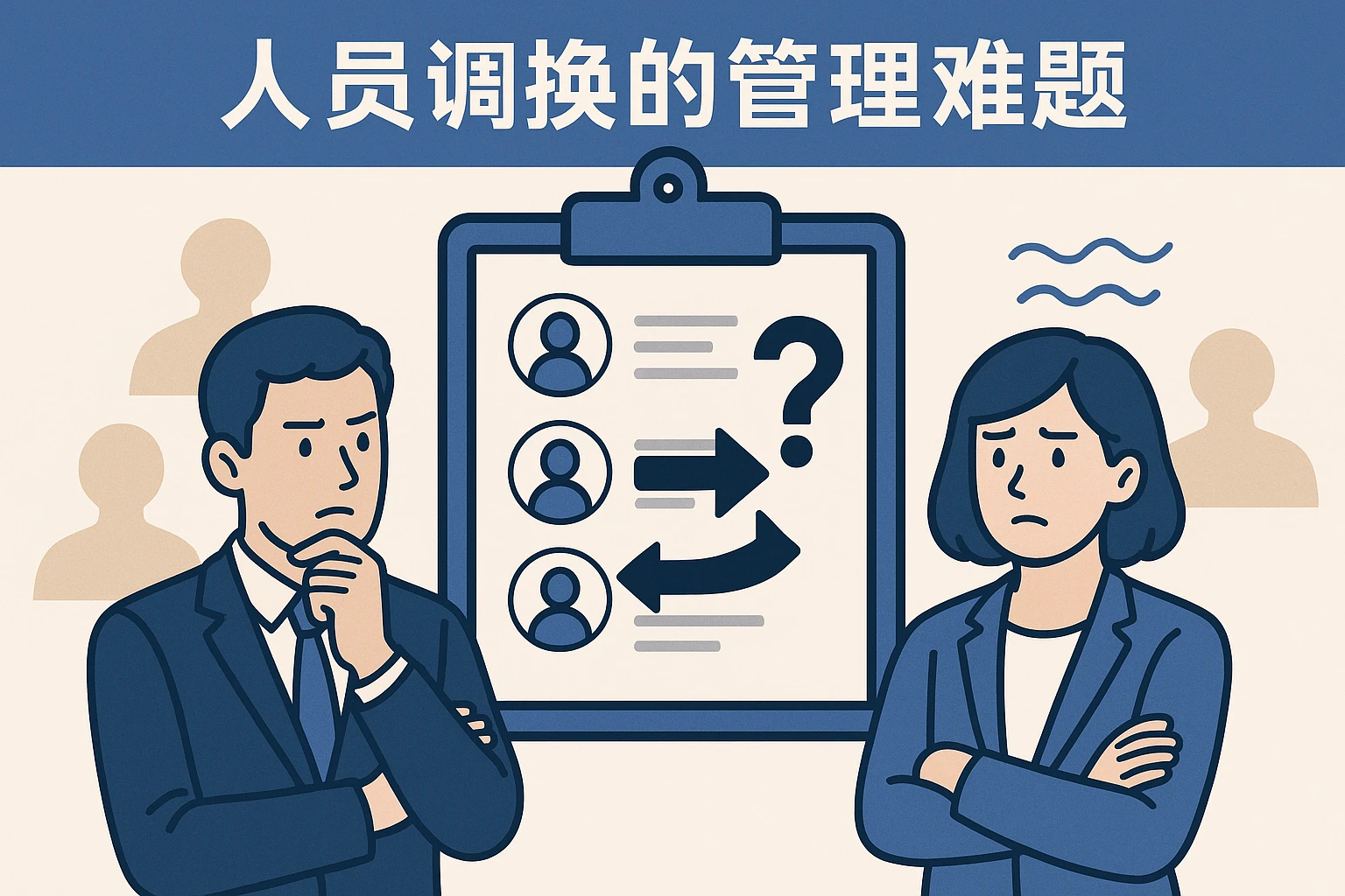 2. 人员调换的管理难题