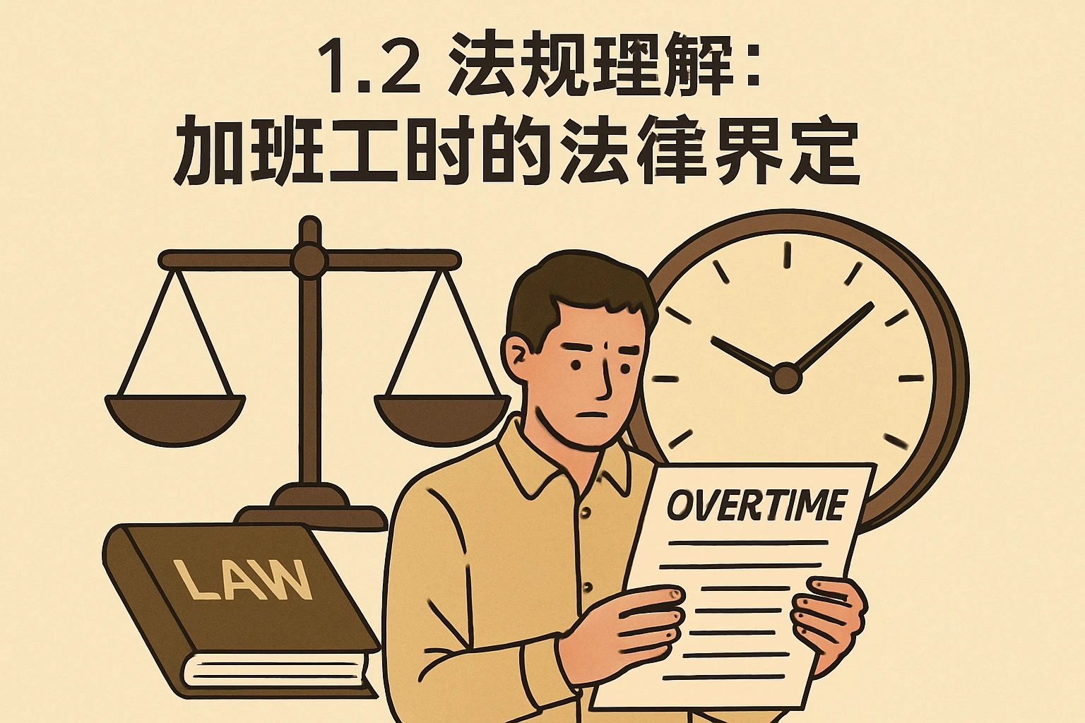 1.2 法规理解：加班工时的法律界定