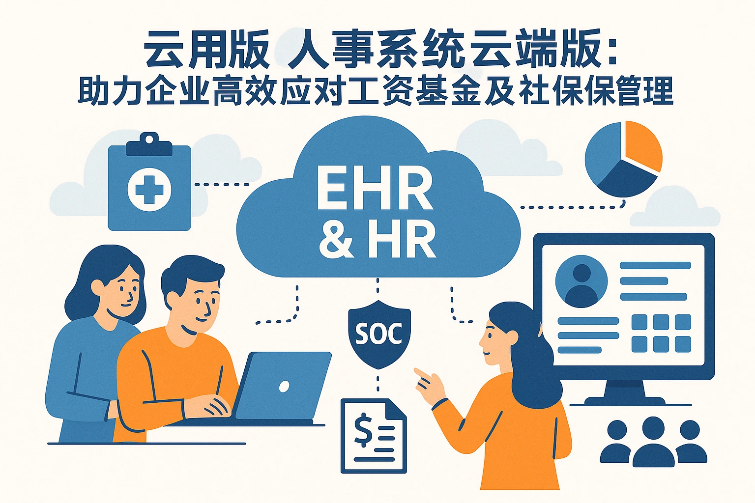 EHR系统与人事管理系统云端版：助力企业高效应对工资基数申报及社会保险管理