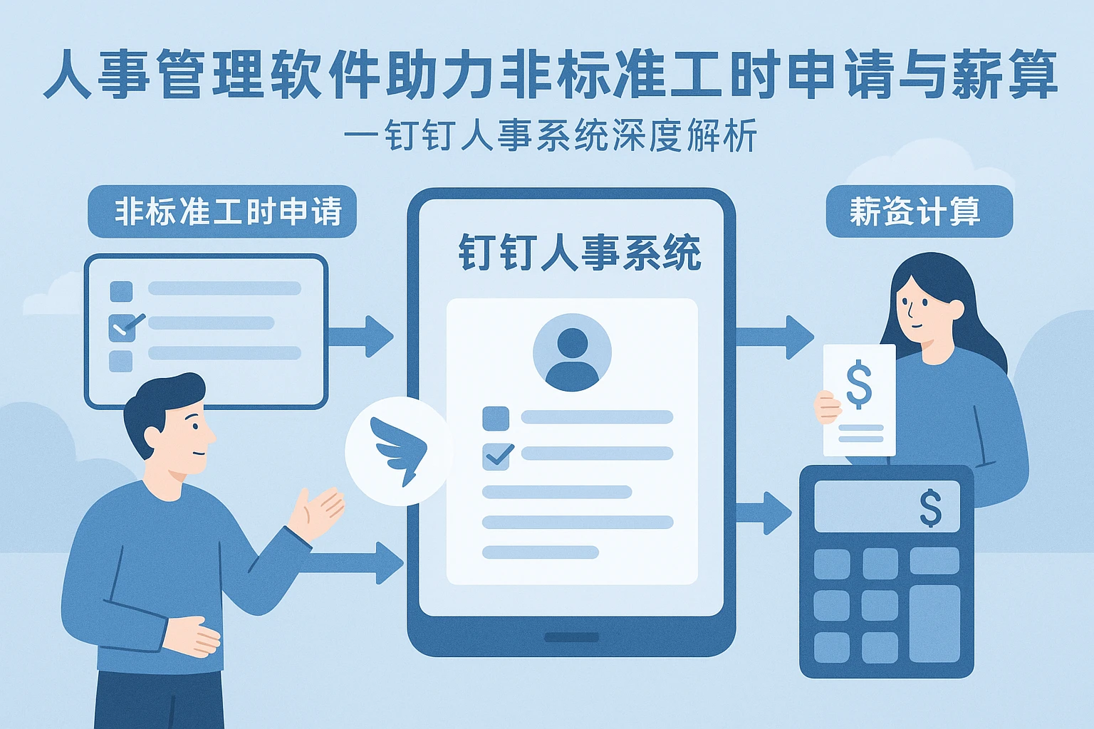 人事管理软件助力非标准工时申请与薪资核算——钉钉人事系统深度解析