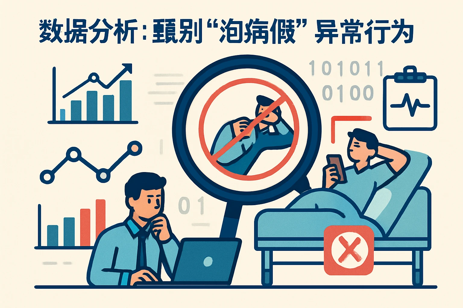 数据分析：甄别“泡病假”异常行为