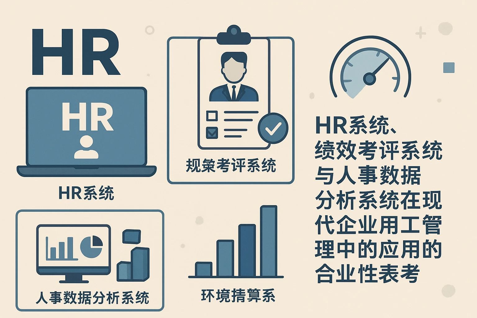 HR系统、绩效考评系统与人事数据分析系统在现代企业用工管理中的应用与合规性思考