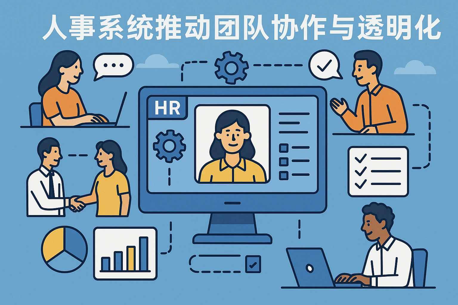 人事系统推动团队协作与透明化