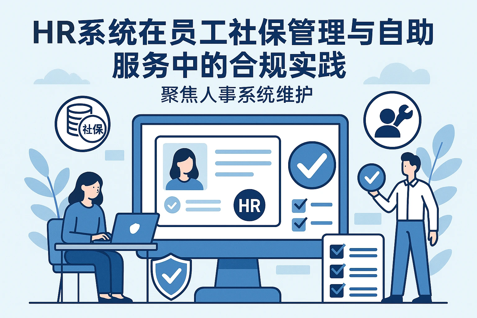 HR系统在员工社保管理与自助服务中的合规实践——聚焦人事系统维护