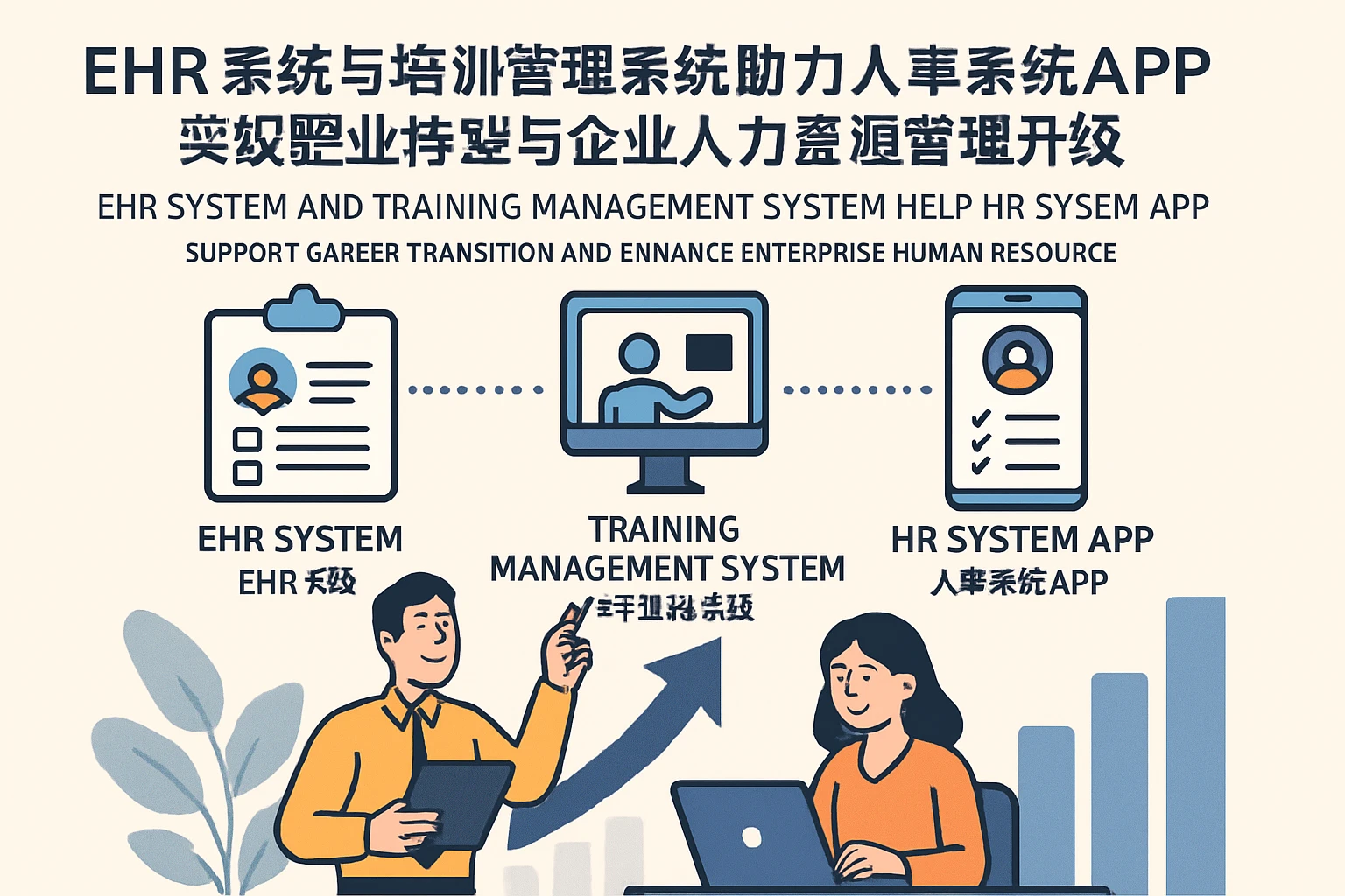 EHR系统与培训管理系统助力人事系统APP，实现职业转型与企业人力资源管理升级
