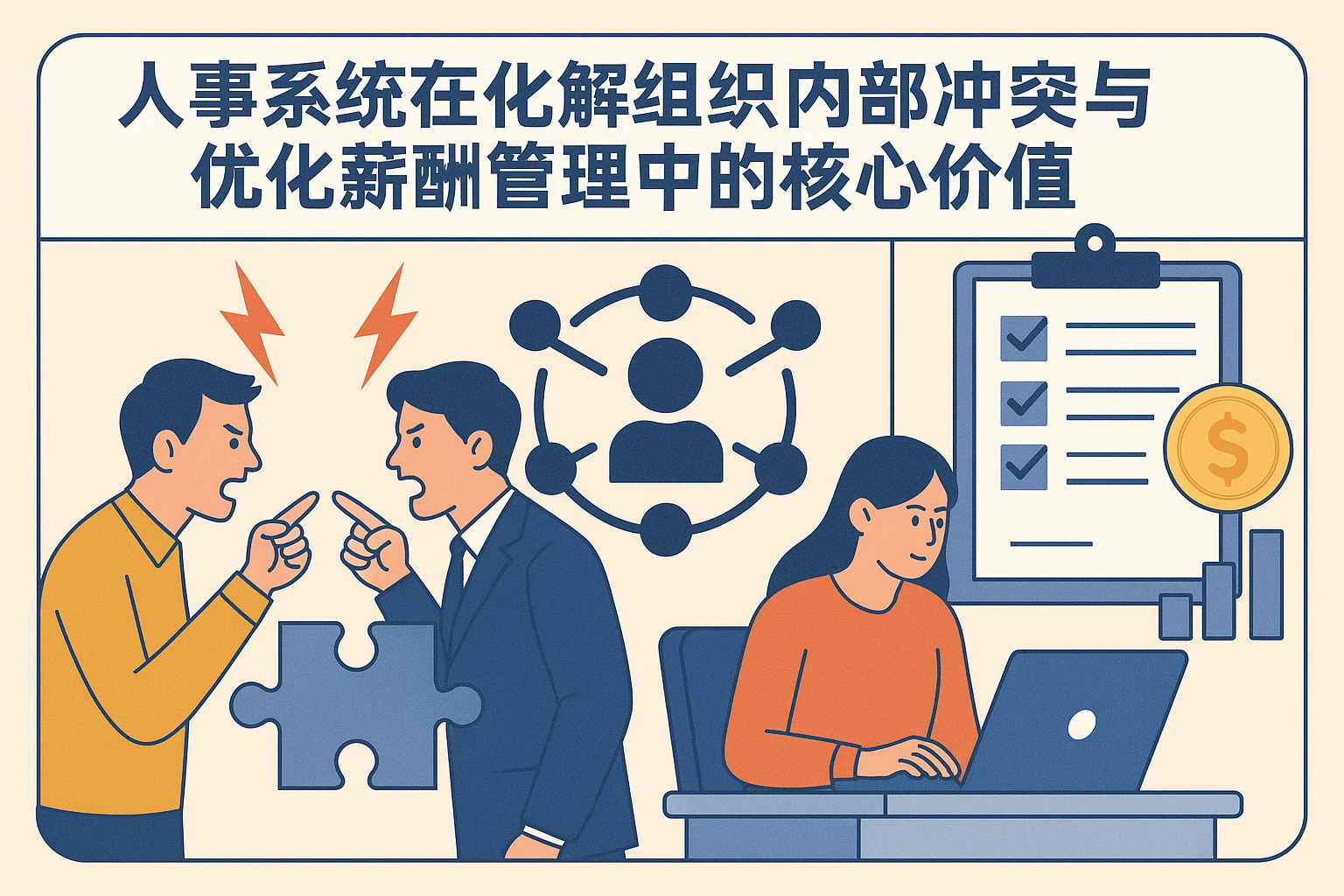 人事系统在化解组织内部冲突与优化薪酬管理中的核心价值