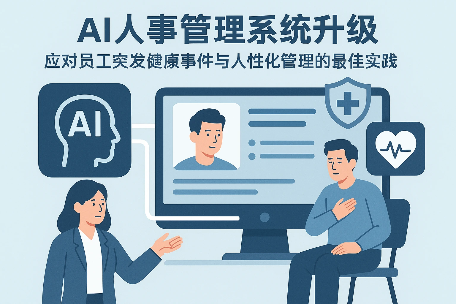 AI人事管理系统升级：应对员工突发健康事件与人性化管理的最佳实践