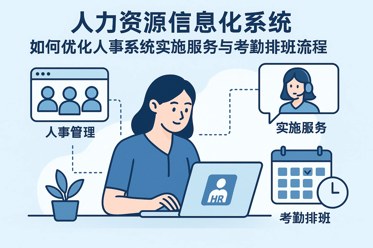 人力资源信息化系统如何优化人事系统实施服务与考勤排班流程