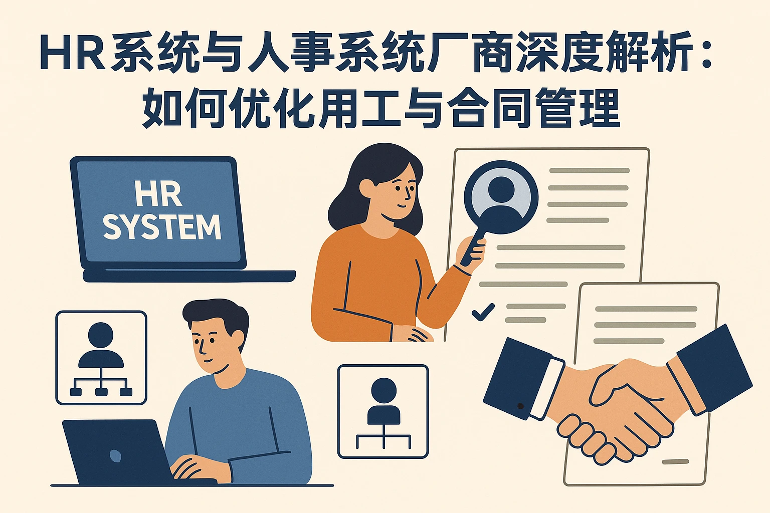 HR系统与人事系统厂商深度解析：如何优化用工与合同管理