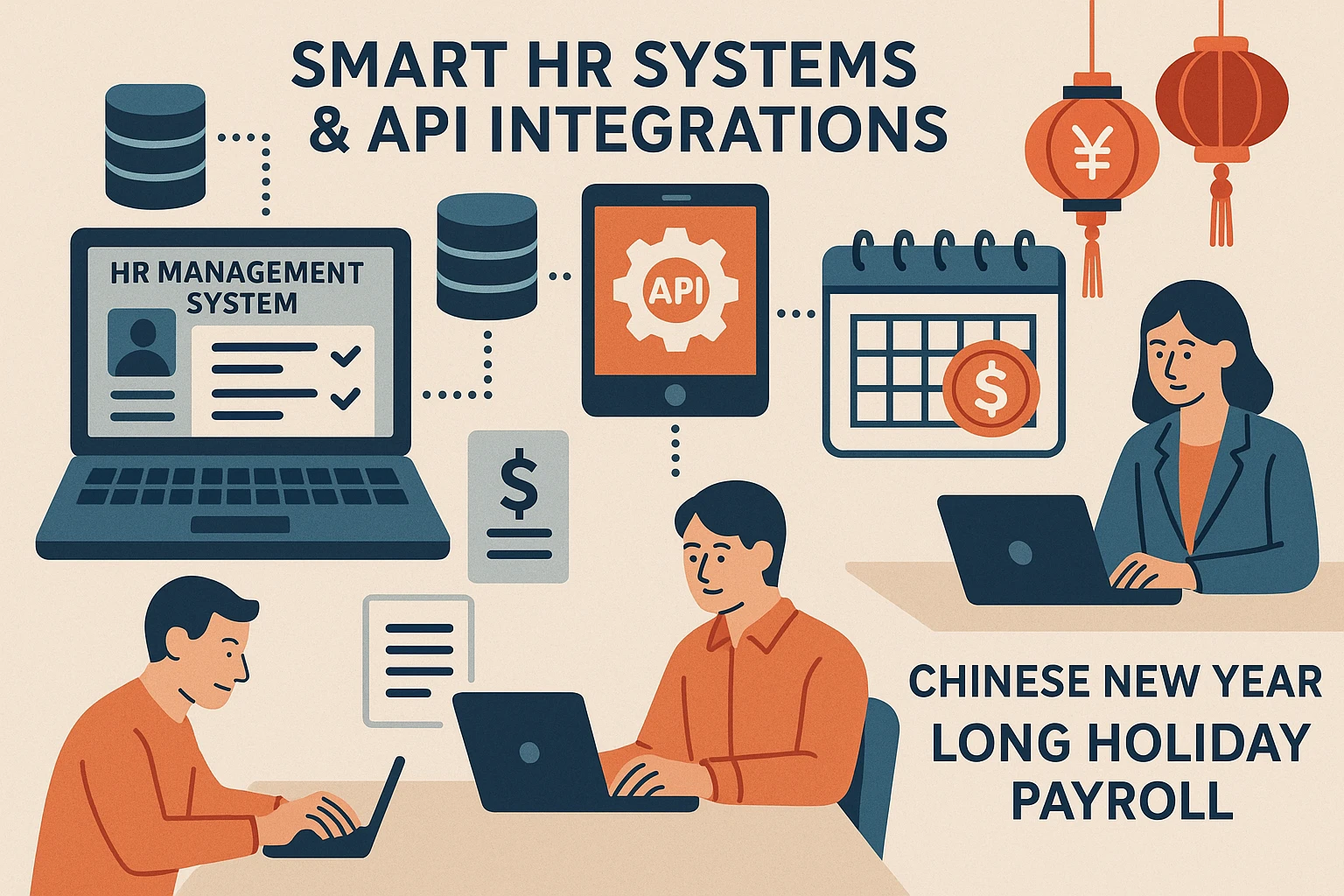 人事管理系统与API接口在智能人事系统中的应用——以春节长假薪资管理为例