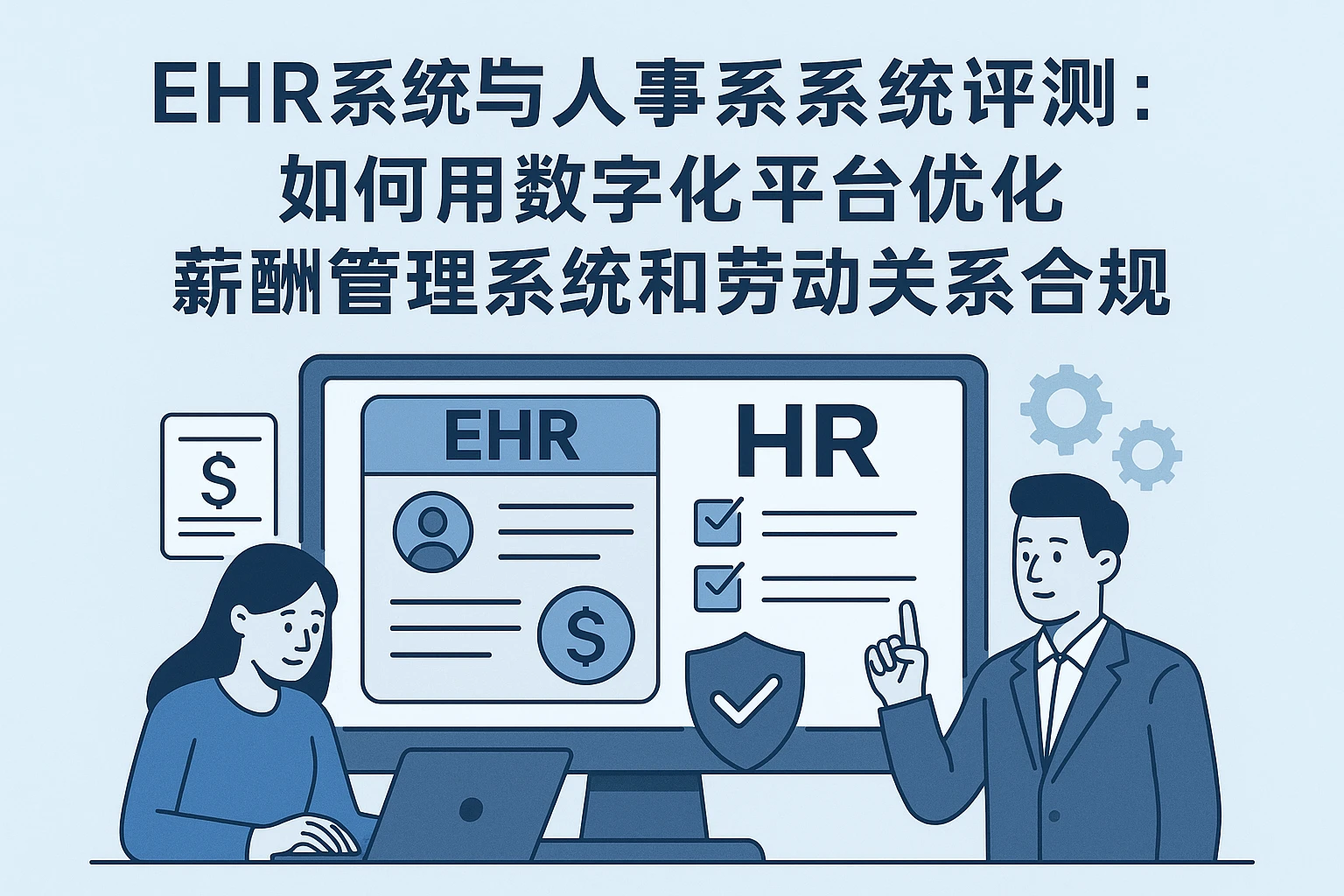 EHR系统与人事系统评测:如何用数字化平台优化薪酬管理系统和劳动关系合规