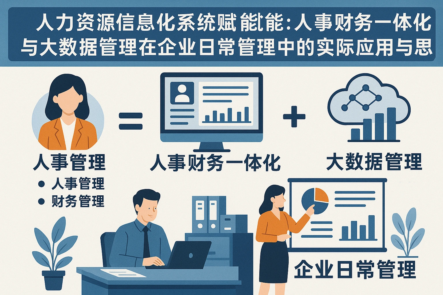 人力资源信息化系统赋能：人事财务一体化与大数据管理在企业日常管理中的实际应用与思考