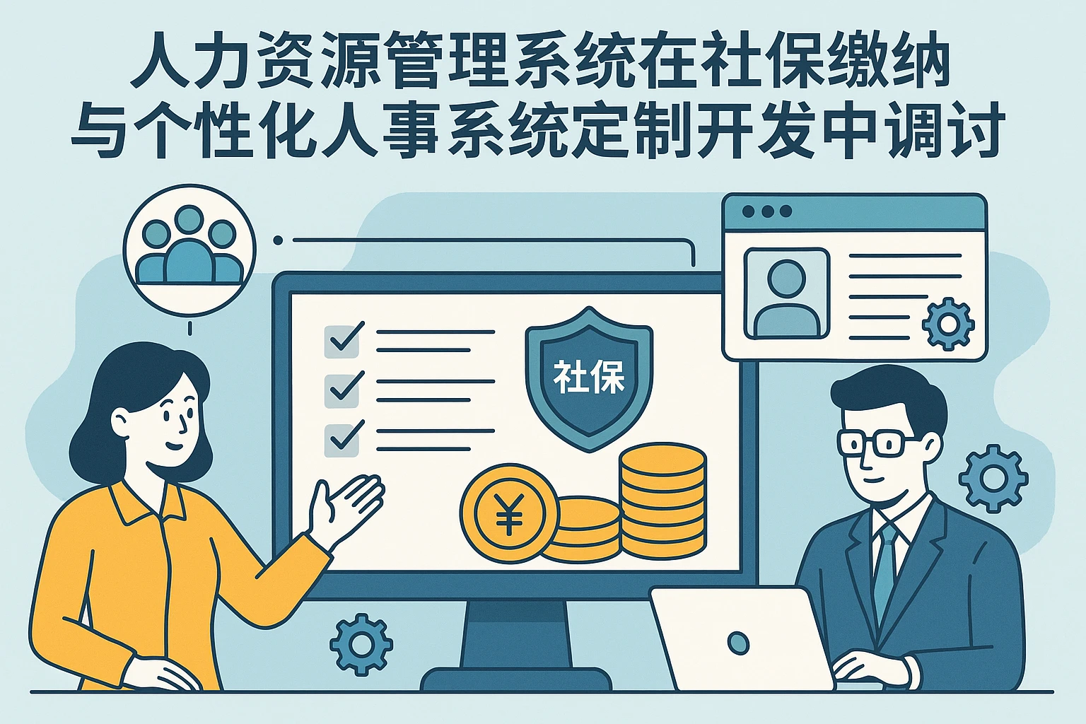 人力资源管理系统在社保缴纳与个性化人事系统定制开发中的应用探讨