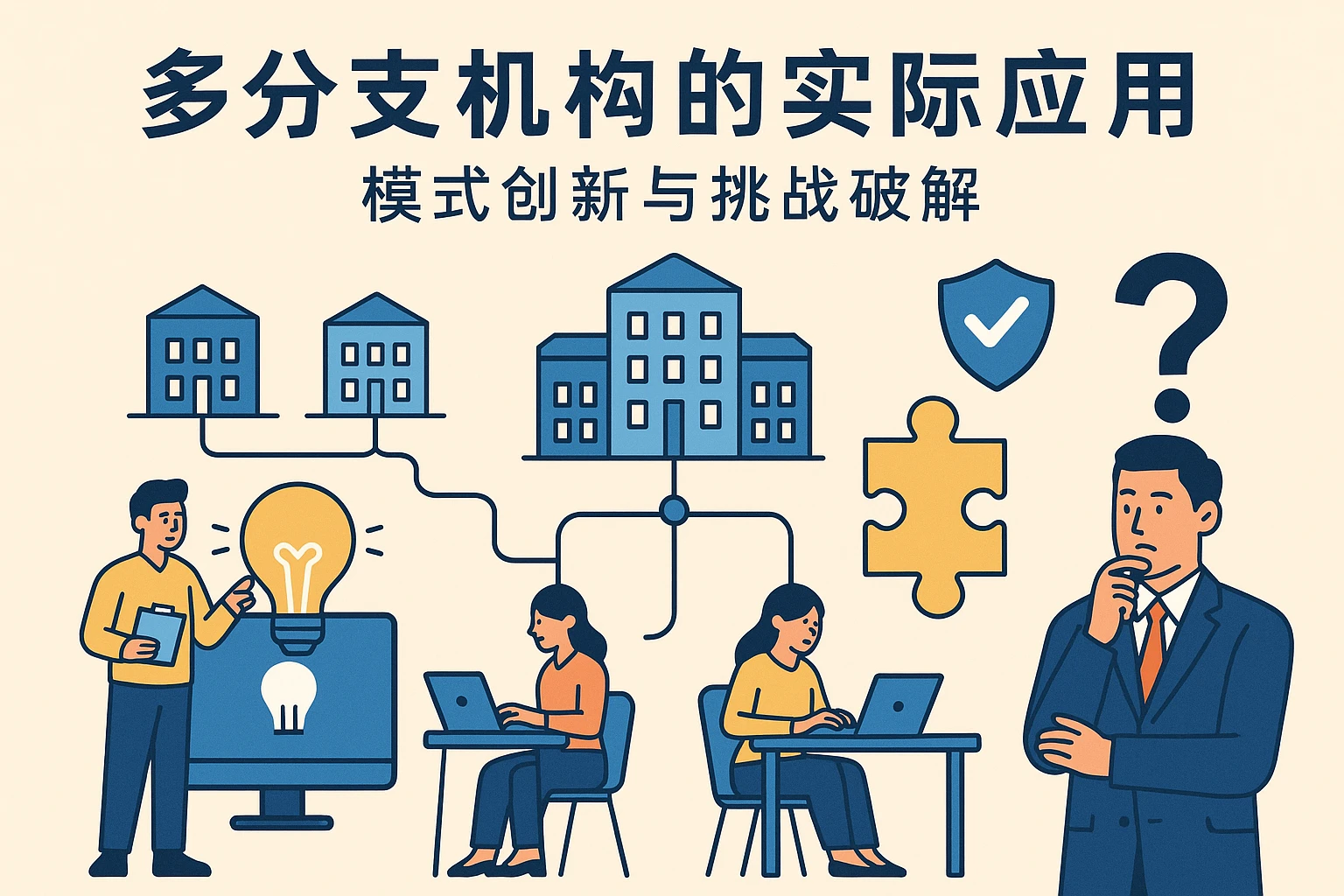 多分支机构的实际应用：模式创新与挑战破解