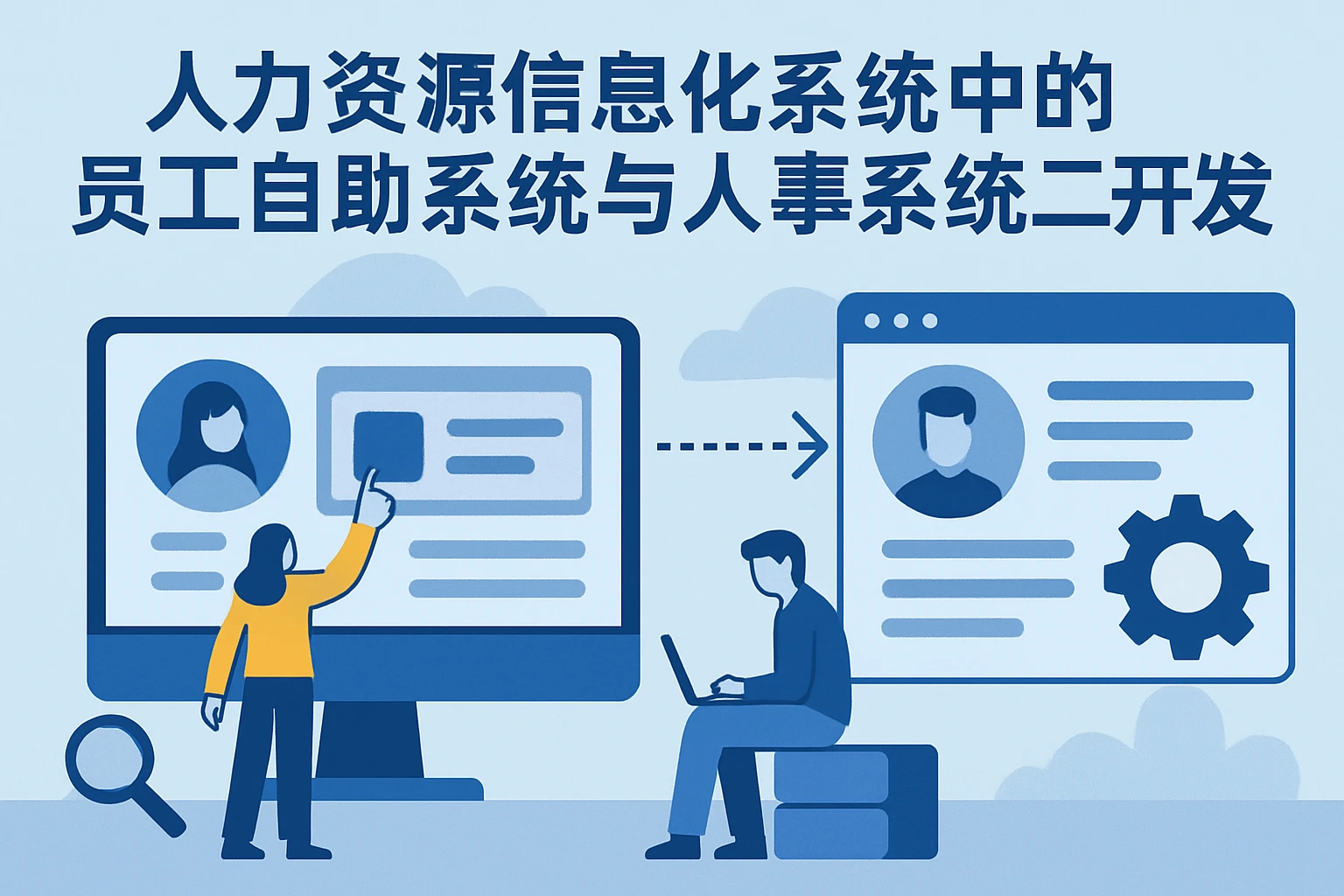 人力资源信息化系统中的员工自助系统与人事系统二次开发实践