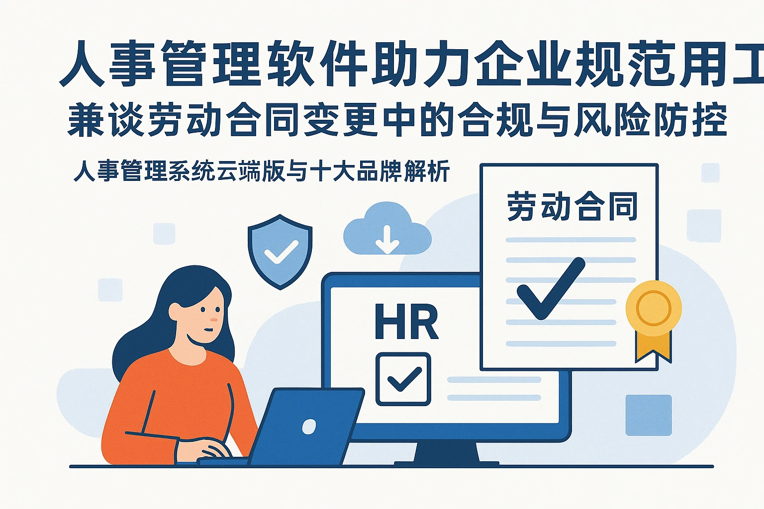 人事管理软件助力企业规范用工——兼谈劳动合同变更中的合规与风险防控｜人事管理系统云端版与十大品牌解析