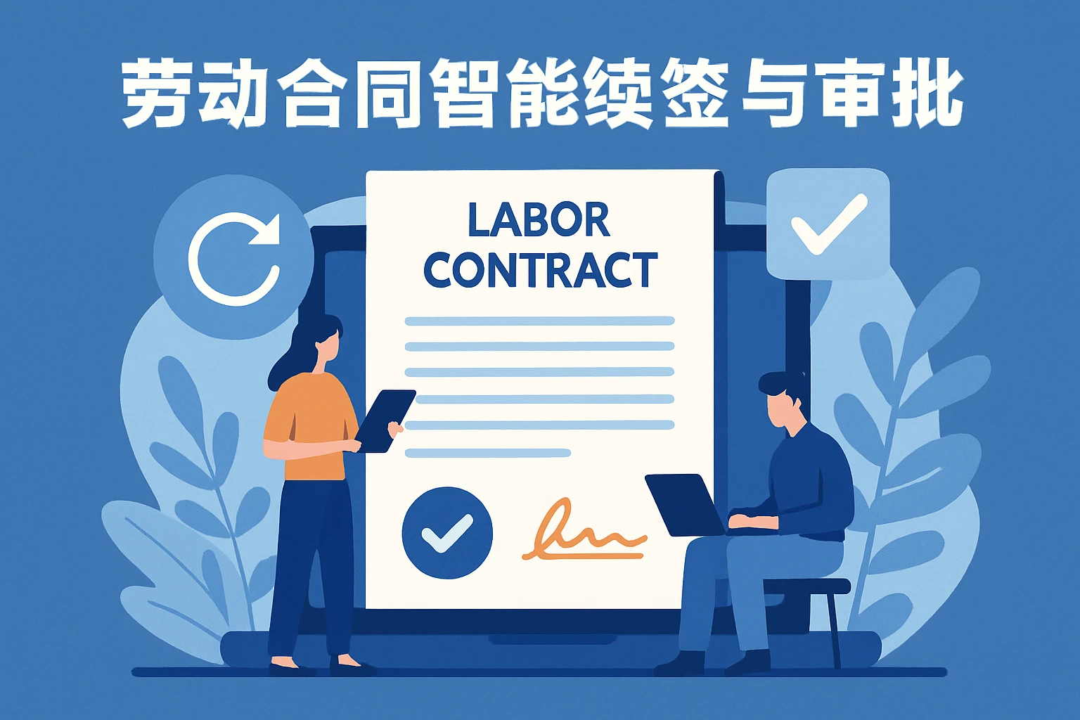 劳动合同智能续签与审批