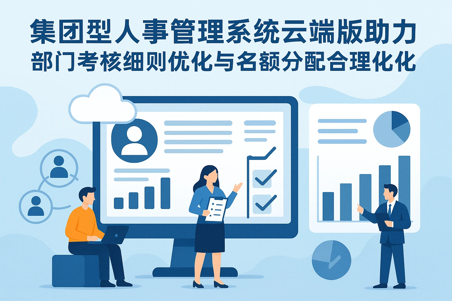 集团型人事管理系统云端版助力部门考核细则优化与名额分配合理化