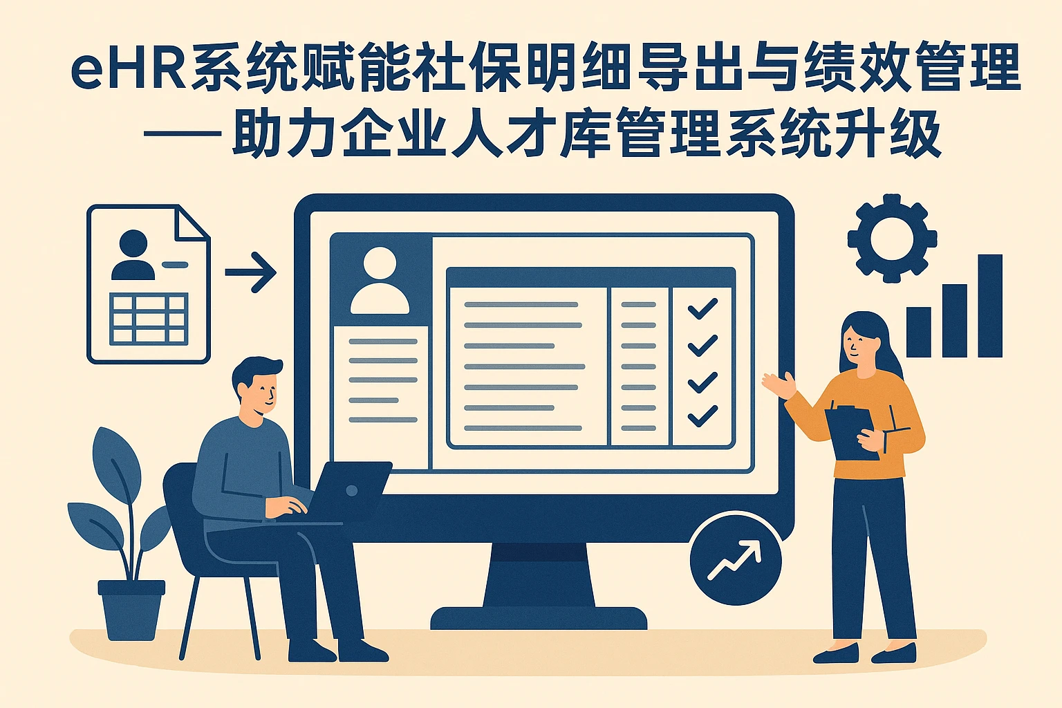 eHR系统赋能社保明细导出与绩效管理——助力企业人才库管理系统升级
