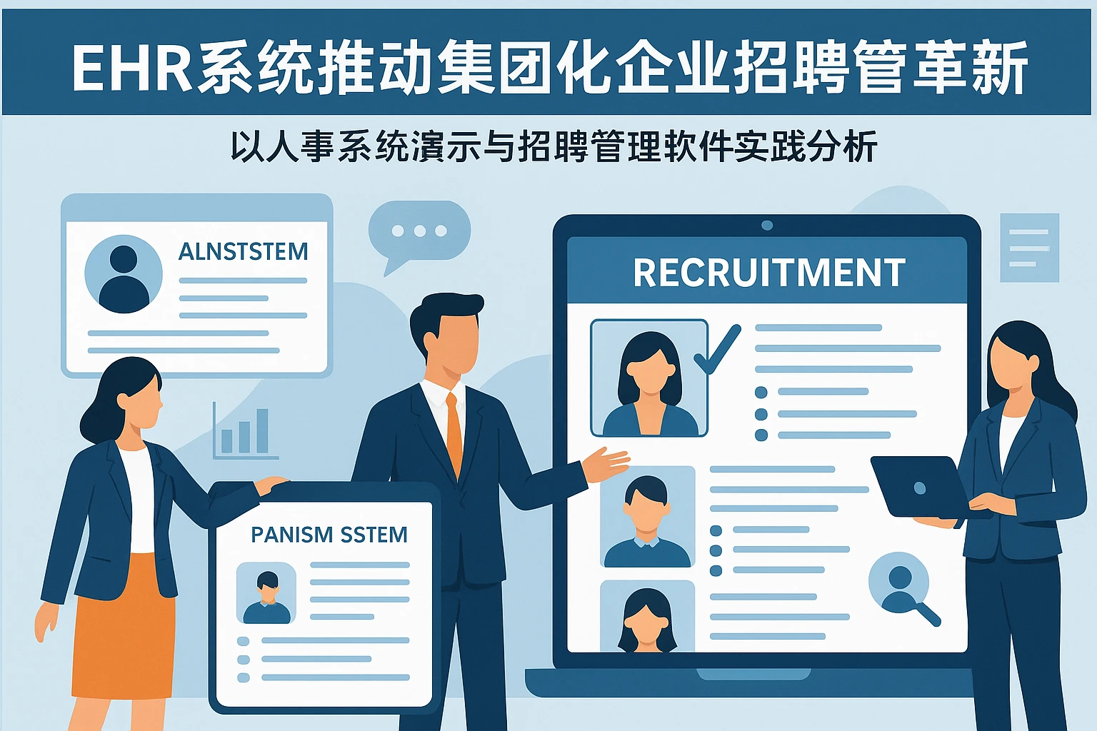 EHR系统推动集团化企业招聘管理革新：以人事系统演示与招聘管理软件实践分析