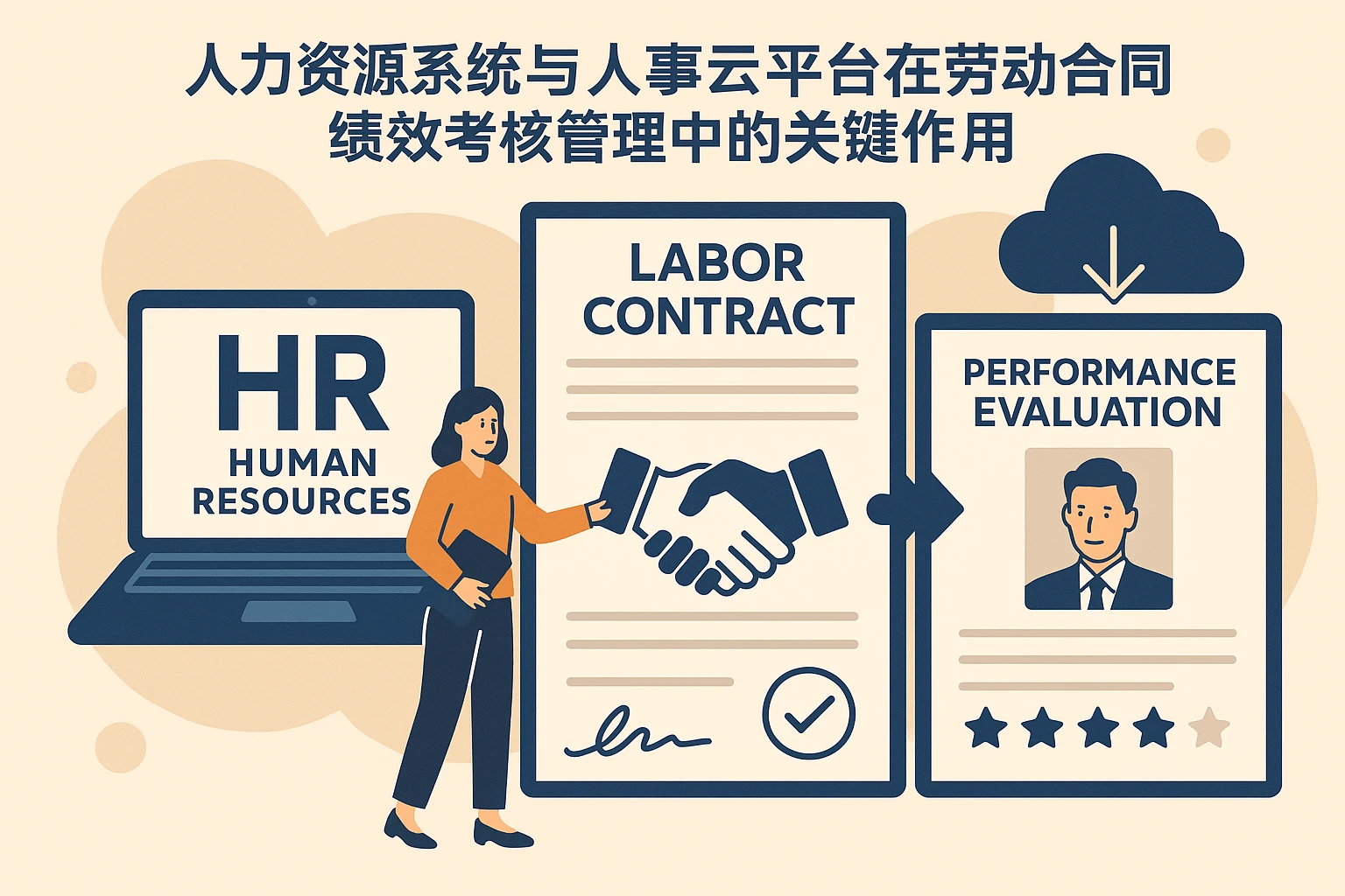 人力资源系统与人事云平台在劳动合同与绩效考核管理中的关键作用