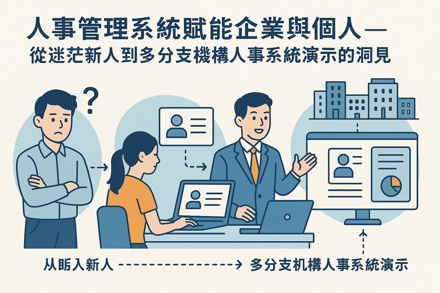 人事管理系统赋能企业与个人——从迷茫新人到多分支机构人事系统演示的洞见
