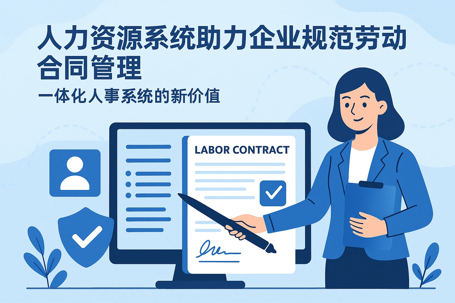 人力资源系统助力企业规范劳动合同管理——一体化人事系统的新价值