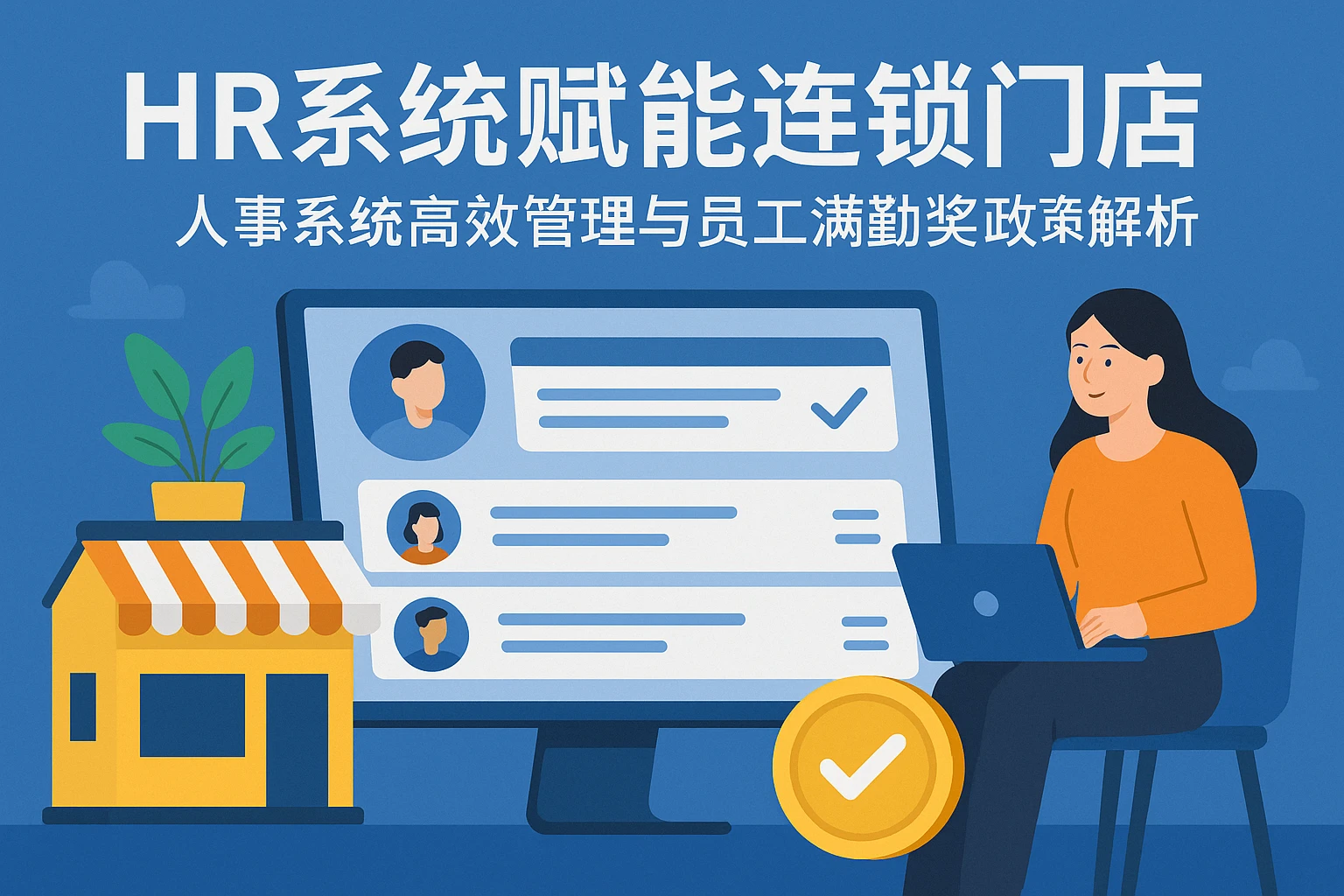 HR系统赋能连锁门店——人事系统高效管理与员工满勤奖政策解析