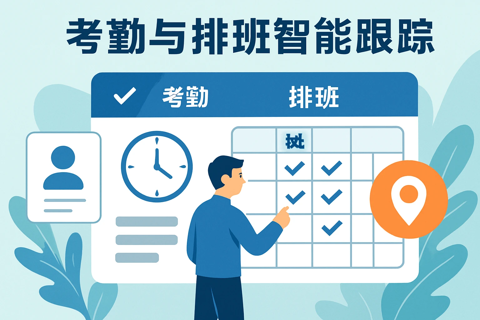 考勤与排班智能跟踪