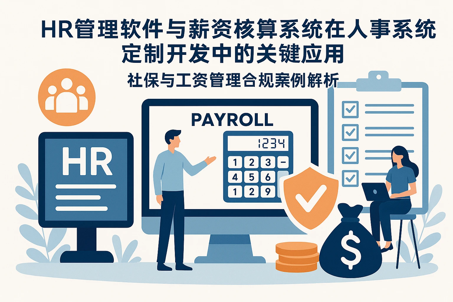 HR管理软件与薪资核算系统在人事系统定制开发中的关键应用——社保与工资管理合规案例解析