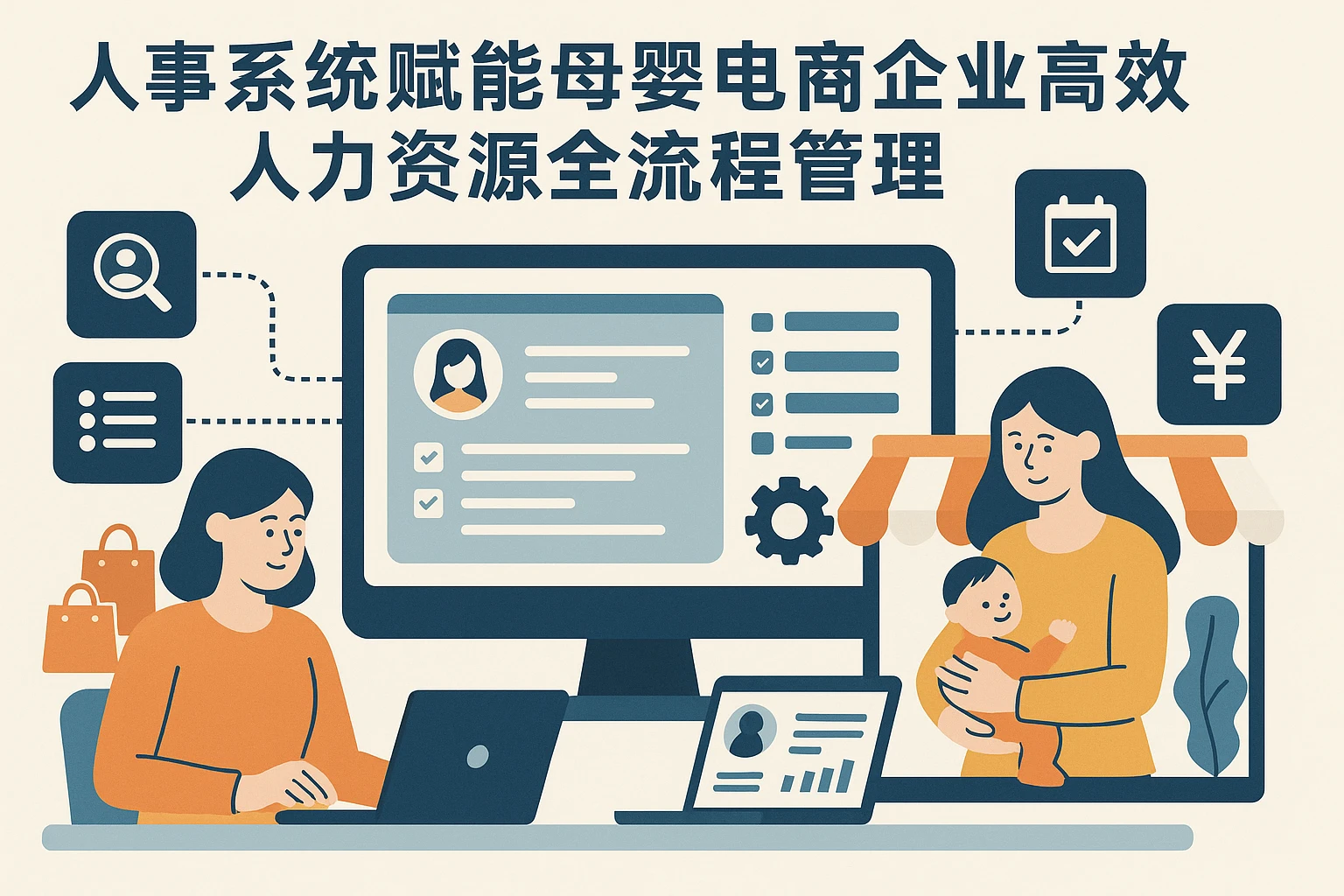 人事系统赋能母婴电商企业高效人力资源全流程管理