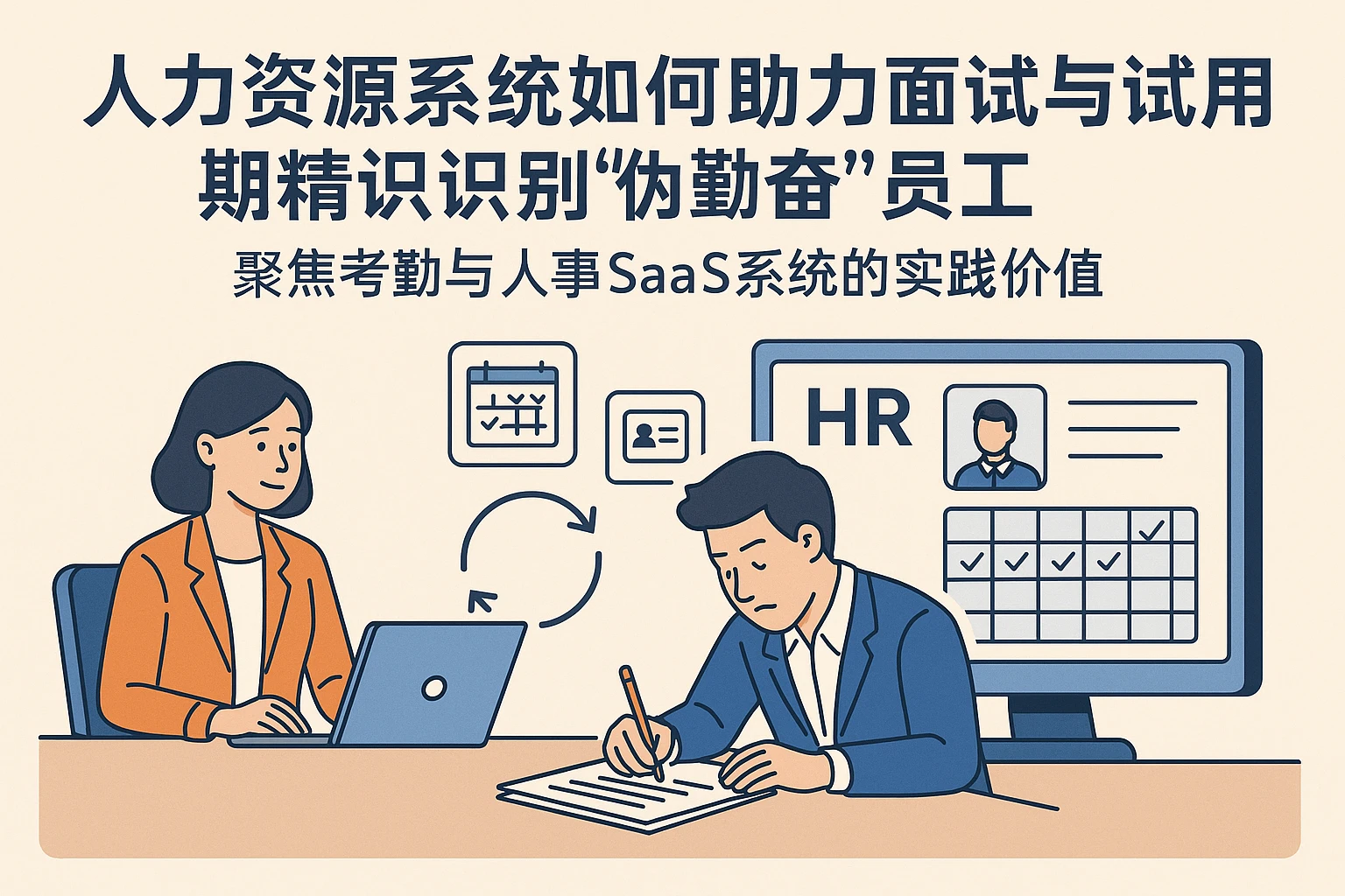 人力资源系统如何助力面试与试用期精准识别“伪勤奋”员工——聚焦考勤与人事SaaS系统的实践价值