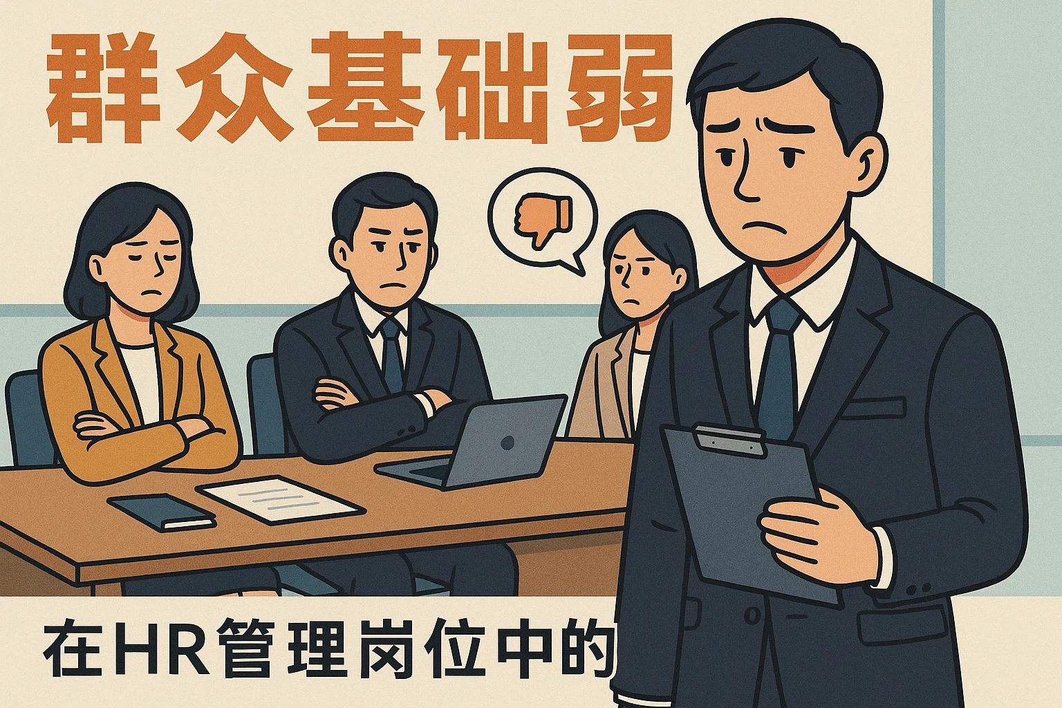 “群众基础弱”在HR管理岗位中的体现