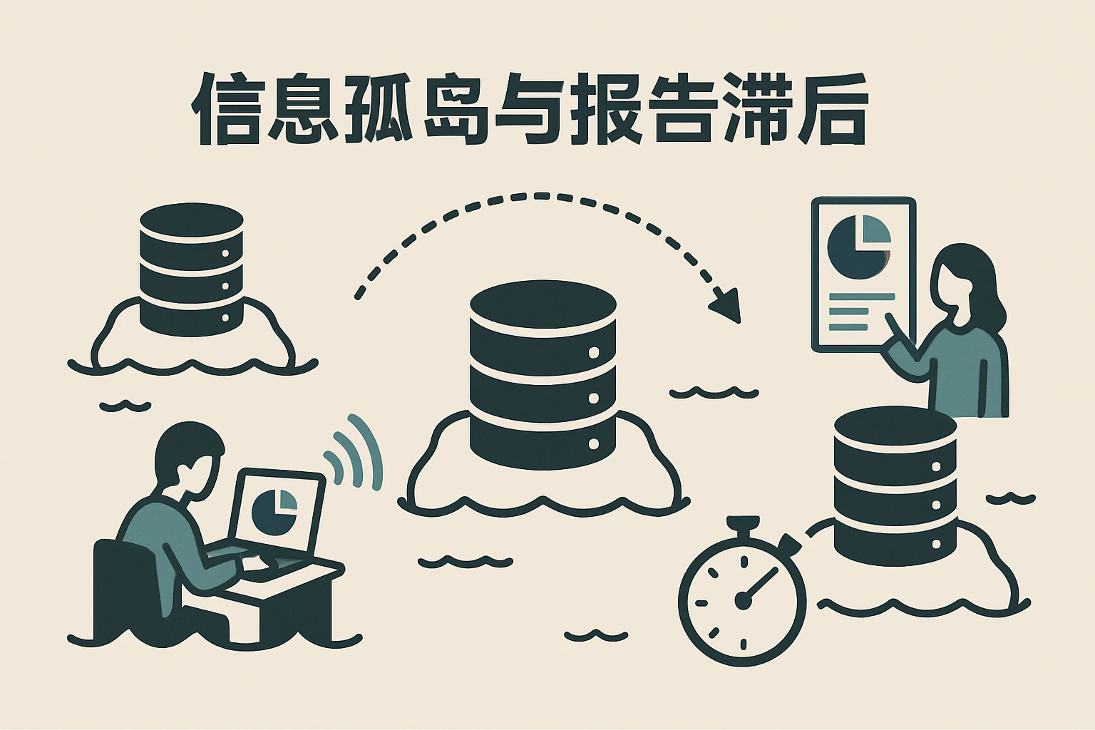 信息孤岛与报告滞后