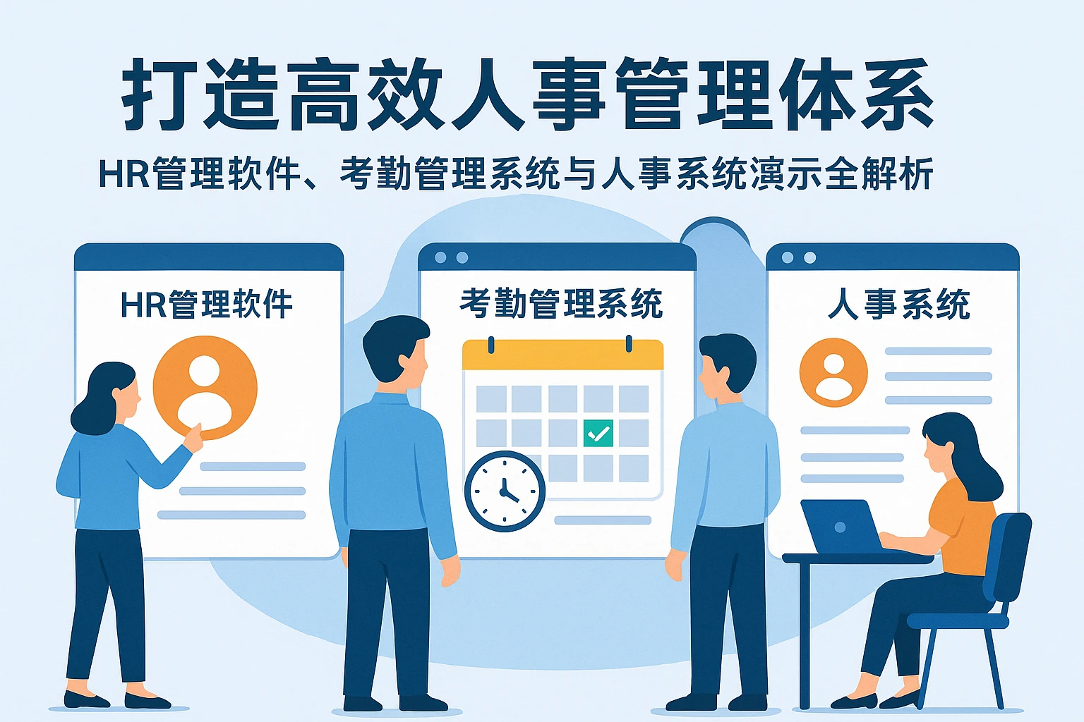 打造高效人事管理体系：HR管理软件、考勤管理系统与人事系统演示全解析
