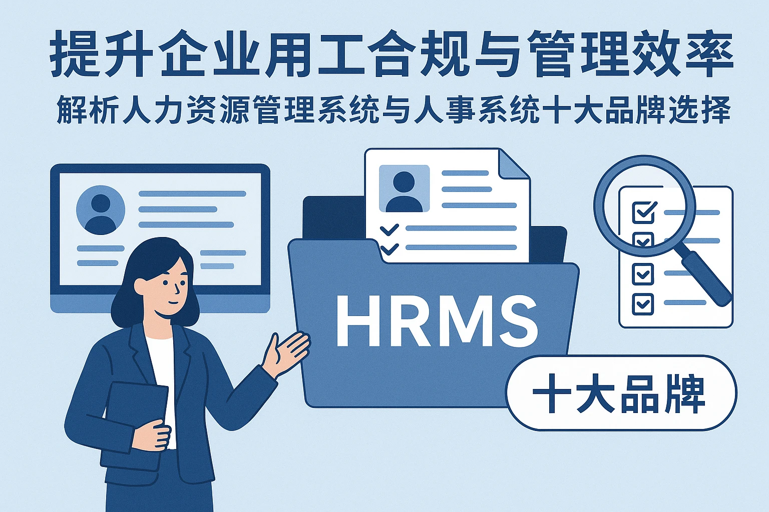 提升企业用工合规与管理效率：解析人力资源管理系统与人事系统十大品牌选择