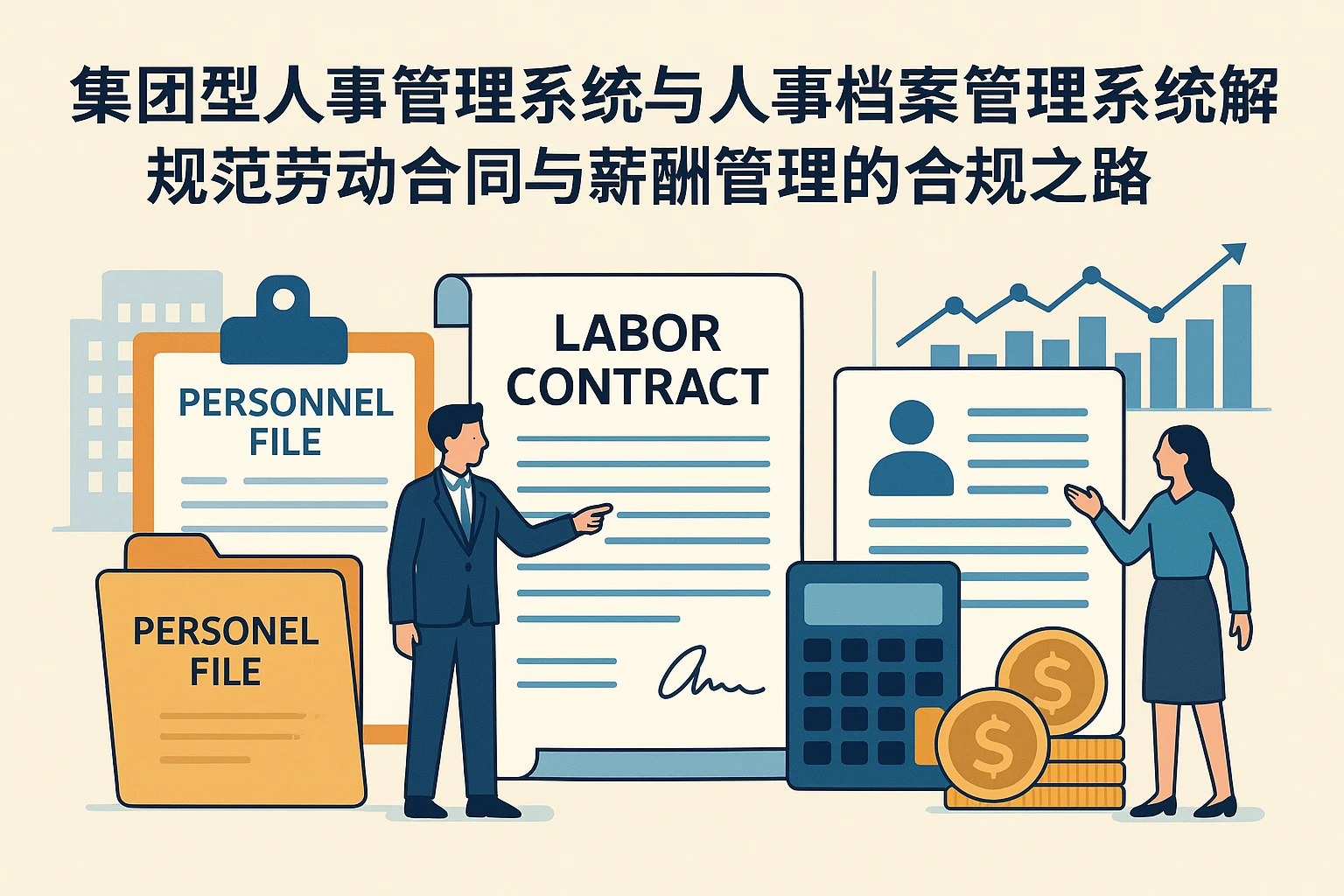 集团型人事管理系统与人事档案管理系统解析:规范劳动合同与薪酬管理的合规之路