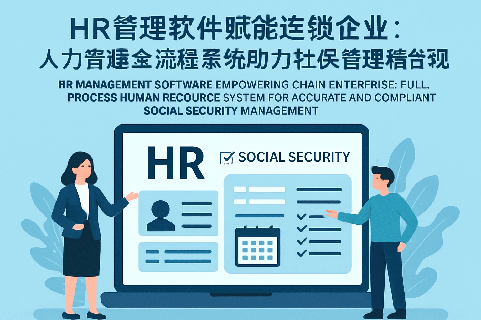 HR管理软件赋能连锁企业：人力资源全流程系统助力社保管理精准合规