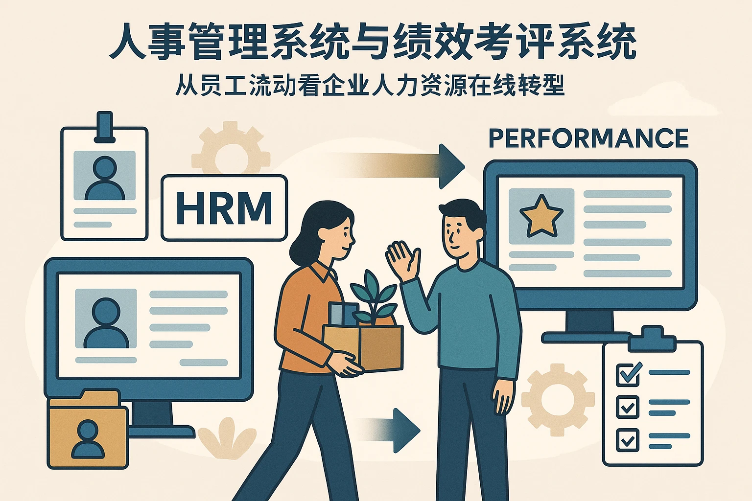 人事管理系统与绩效考评系统：从员工流动看企业人力资源在线转型