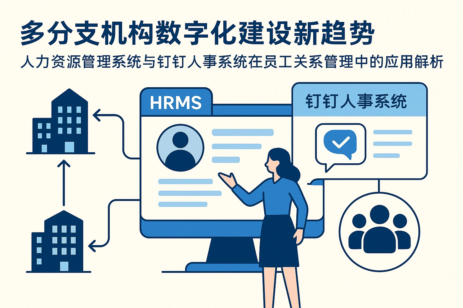 多分支机构数字化建设新趋势：人力资源管理系统与钉钉人事系统在员工关系管理中的应用解析