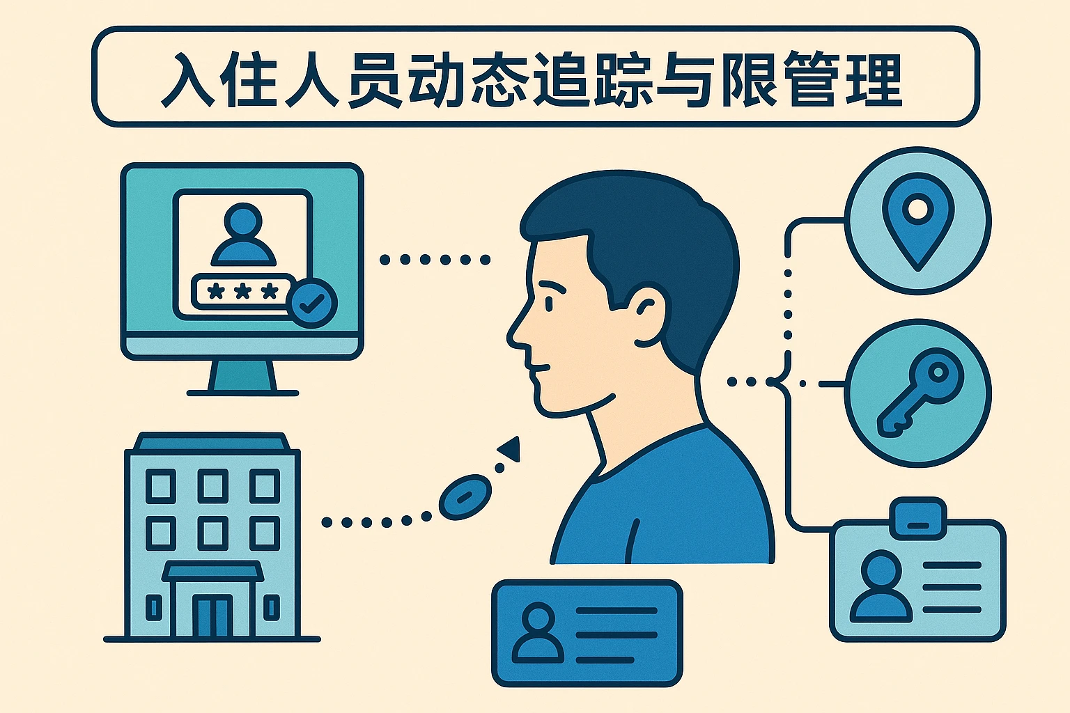 入住人员动态追踪与权限管理