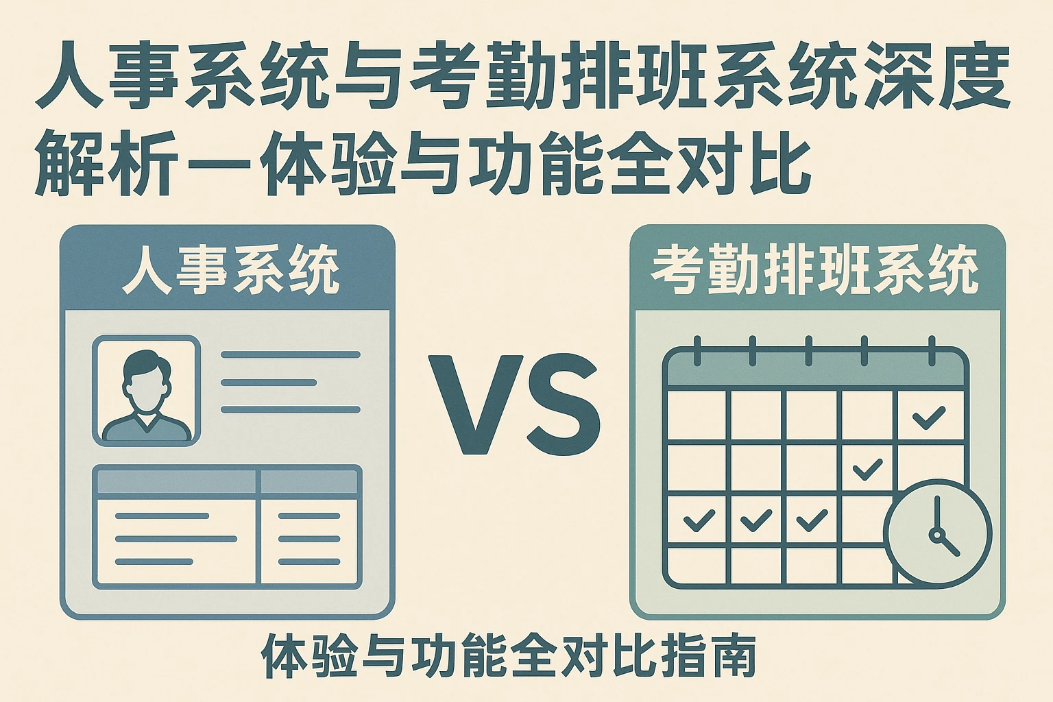 人事系统与考勤排班系统深度解析——体验与功能全对比指南
