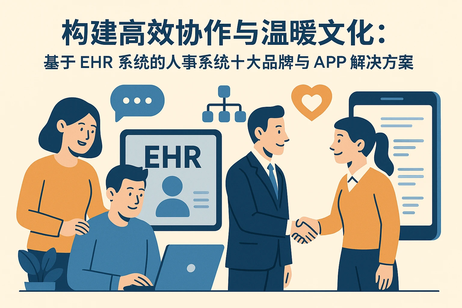 构建高效协作与温暖文化：基于EHR系统的人事系统十大品牌与APP解决方案