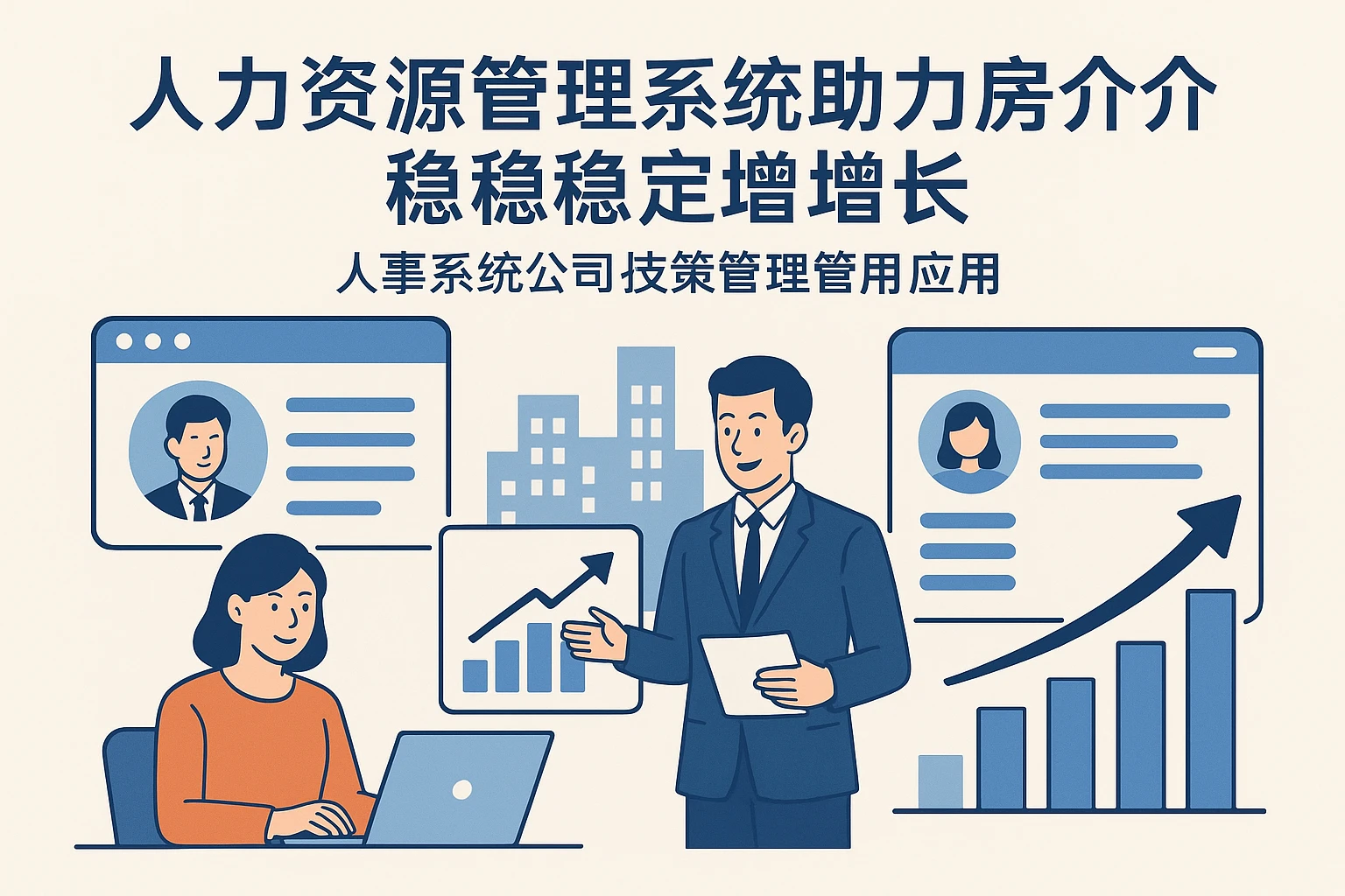 人力资源管理系统助力房产中介团队稳定增长——人事系统公司与绩效管理系统的实用应用